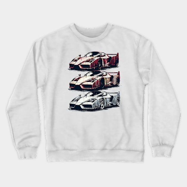 Ferrari Enzo Crewneck Sweatshirt by Vehicles-Art